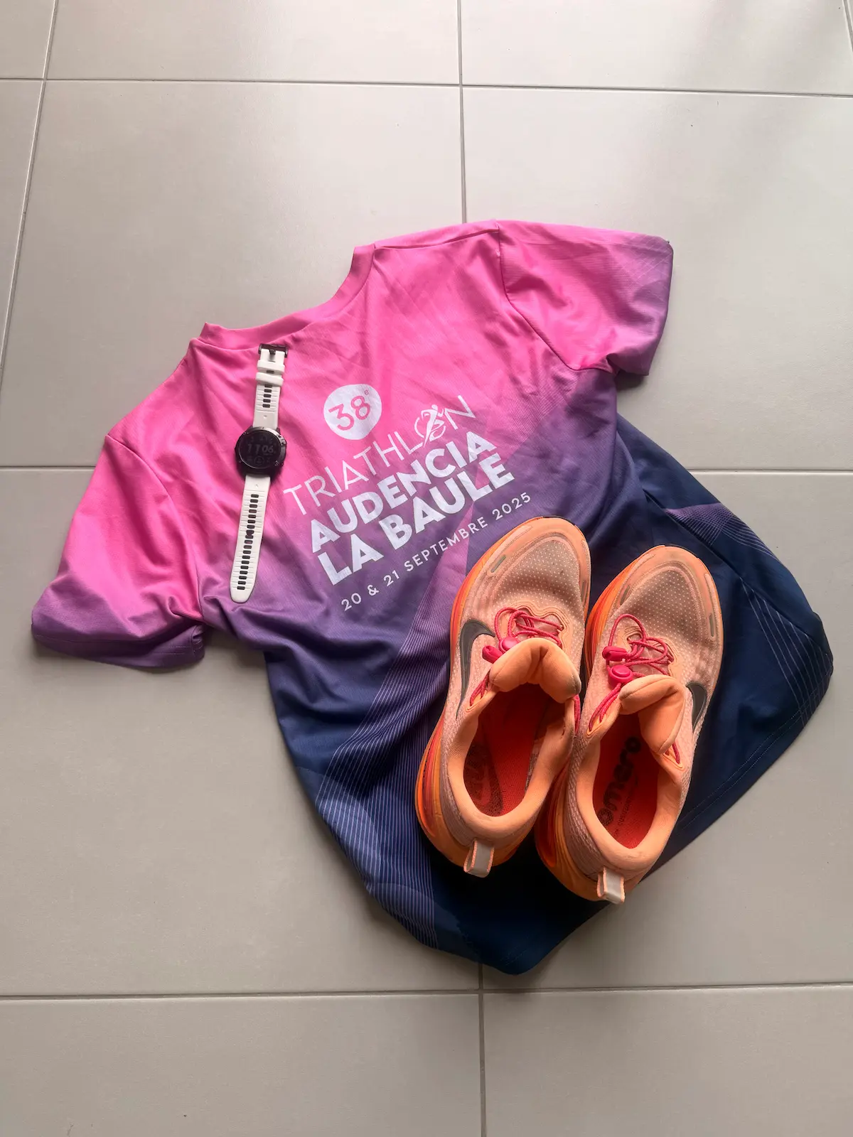 Tenue de course Triathlon Audencia La Baule, jour 5 du C9