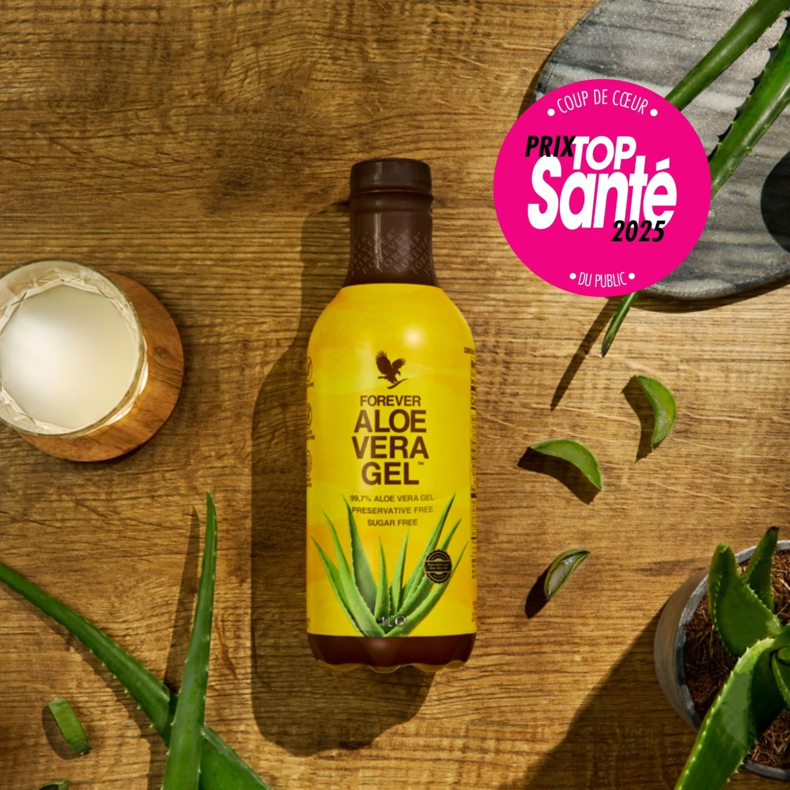 Forever Aloe Vera Gel – Pulpe d’aloe vera pure à 99,7 %