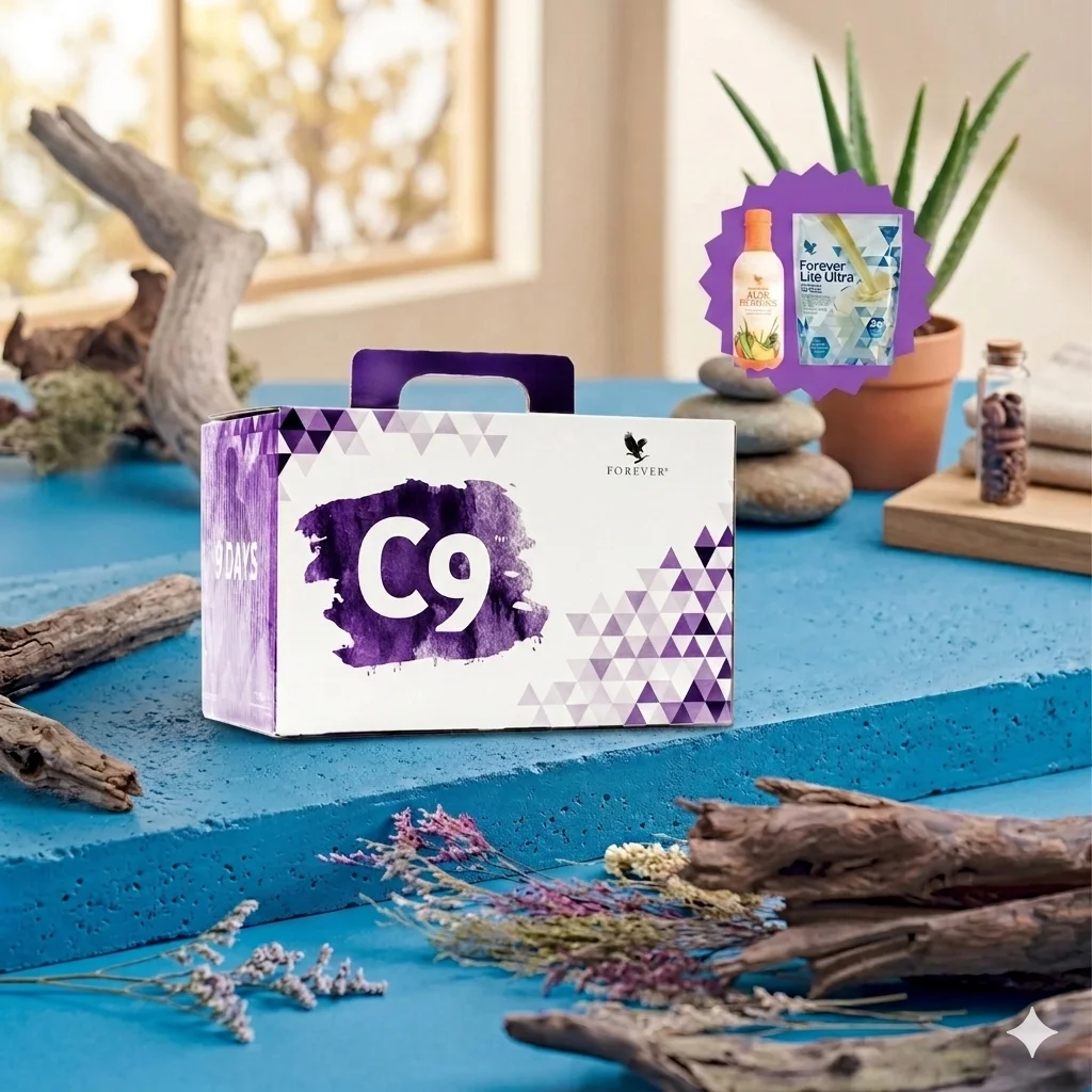 Programme C9 Forever Vanille Pêche – Cure détox 9 jours